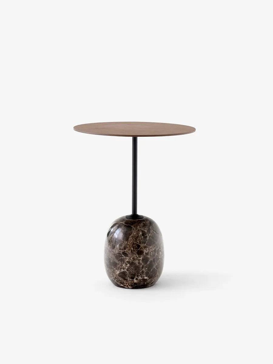 Lato bord LN8 fra &Tradition Lakeret valnød & Emparador marble - Jacobsen Plus