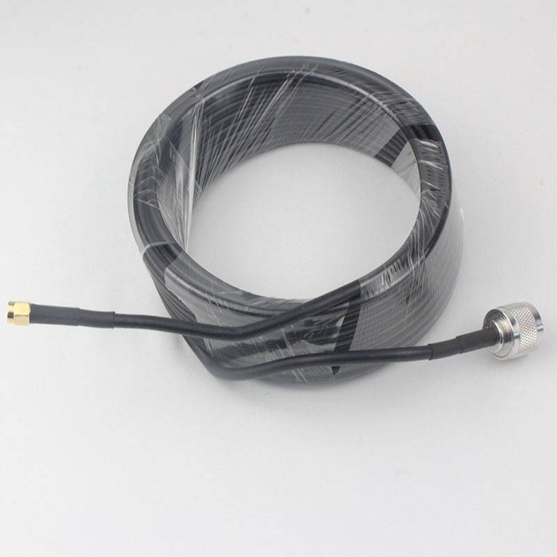 15 meter lmr 200 rf koaxialkabel n hankontakt till m manliga förlängningssladd 3d fb rg58-kabel som är lämpliga för 3g 4g 5g antenn