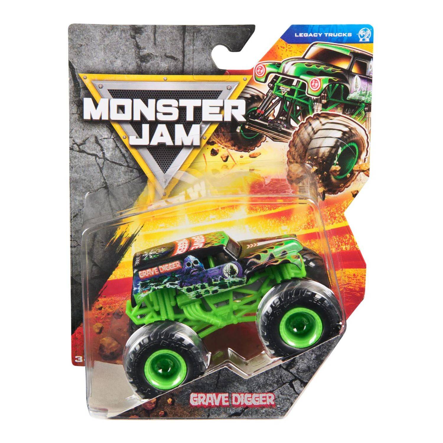 Monster Jam 1:64 S43 Grave Digger - Monster Jam - Leksaksaffären