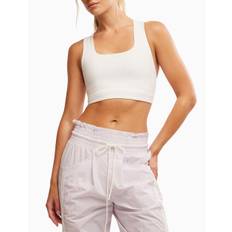 FP Movement Women's Win Win Sports Bra - White - Size: Medium