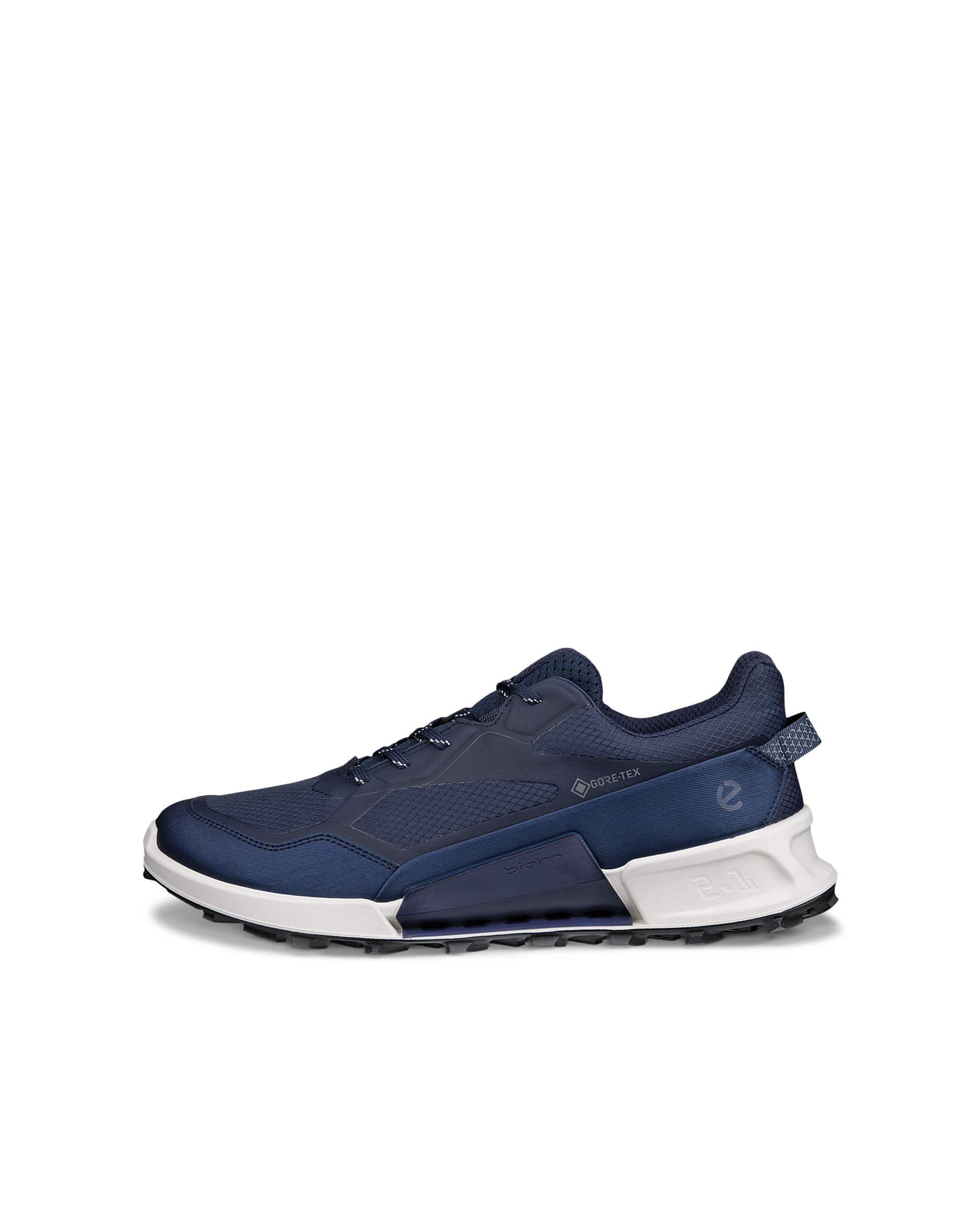 ECCO BIOM 2.1 X MOUNTAIN - Baskets montante en toile Gore-Tex pour homme - Bleu - 47