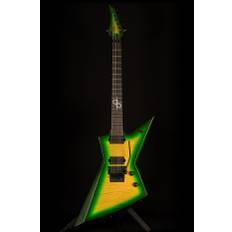 Solar Guitars E1.6FRLB Lime Burst Matte BRUGT