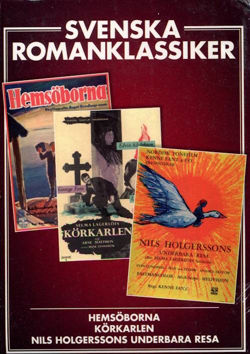 DVD - Svenska Romanklassiker (3 filmklassiker) - Ny DVD
