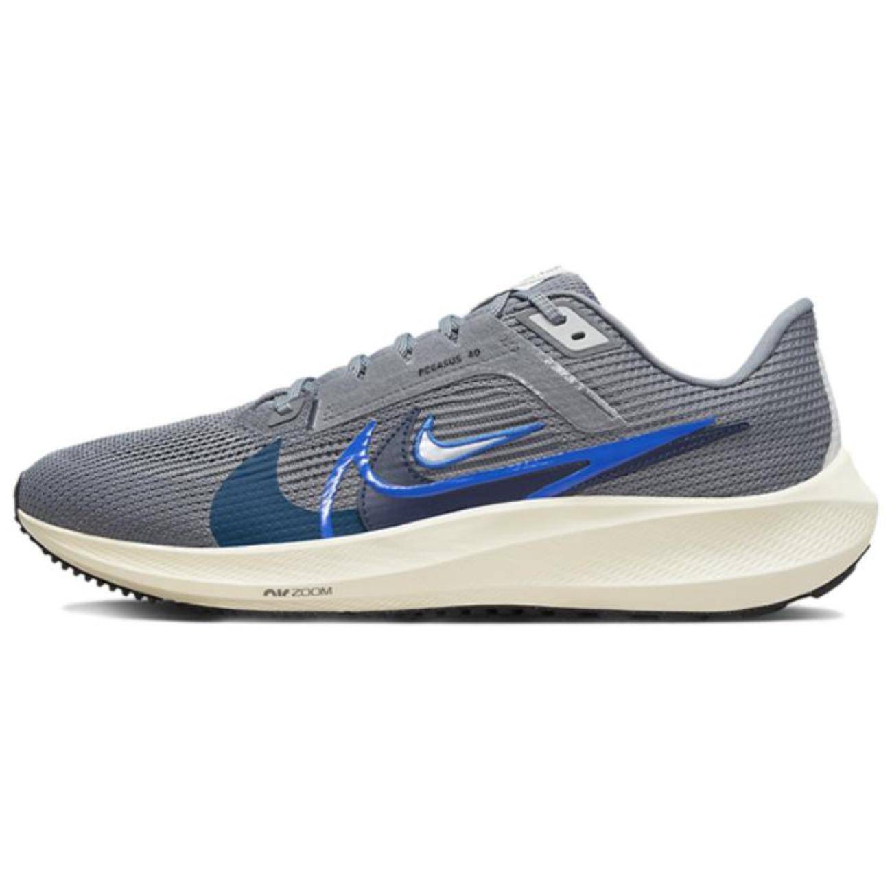 Nike Air Pegasus 40 Premium 'Smoke Grey Racer Blue' Sneakers FB7179-002 39
