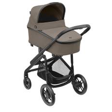 Maxi-Cosi Plaza Plus Twilic Truffle (Black Frame & Black Leather) - Beige/Sand