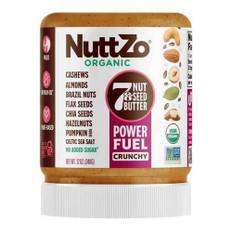 Nuttzo, Organic 7 Nut and Seed Butter Paleo Power Fuel Crunchy, 12 Oz (Case Of 6)