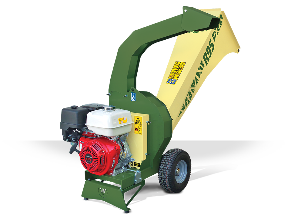 Flishugger, Hammermølle Honda GX390 Benzin 13 HK op til 13CM materiale..