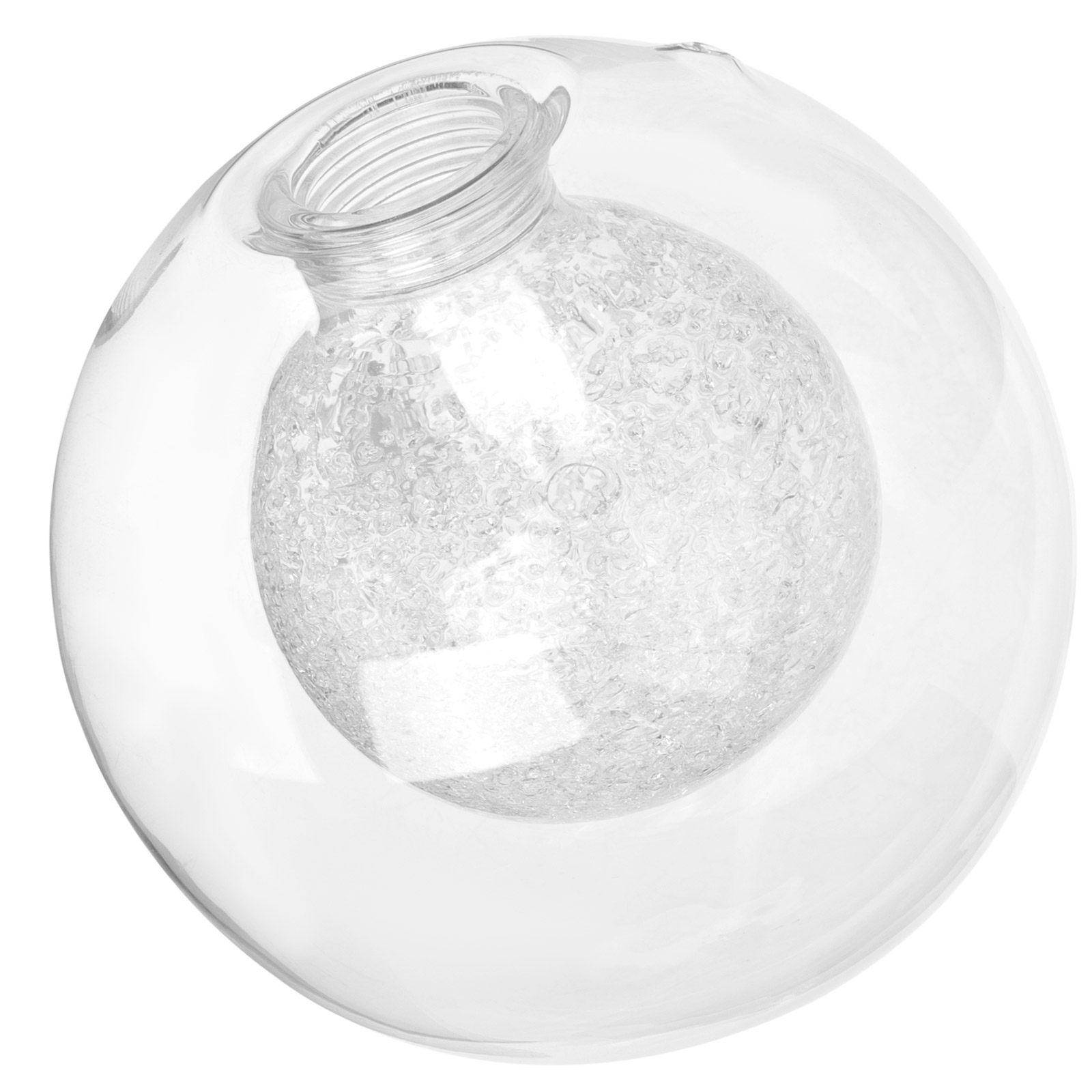 100 mm Glaslampskärm Ersättning Rund Genomskinlig Kupa för Pendellampa Taklampa Armatur Ljuskrona Glödlampsskydd