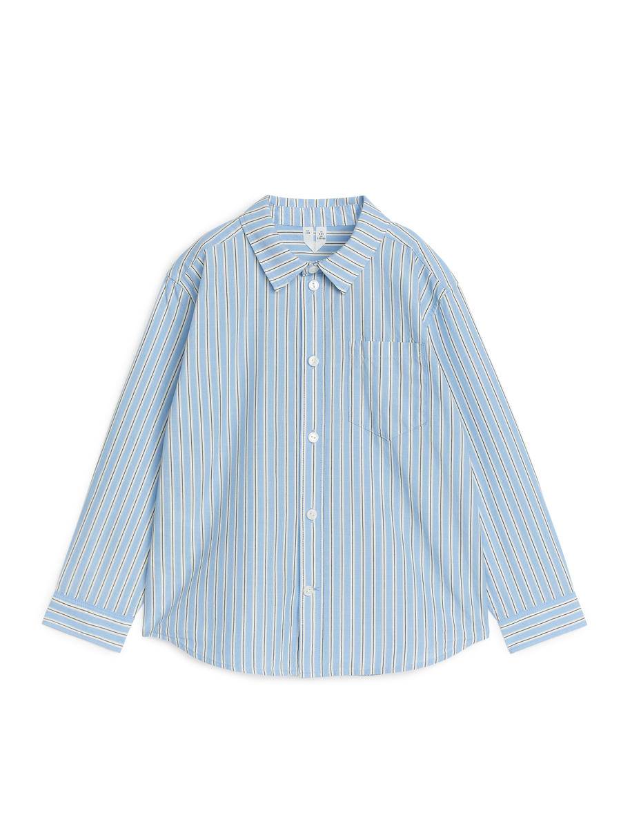 ARKET Poplin Shirt -Blue, 134