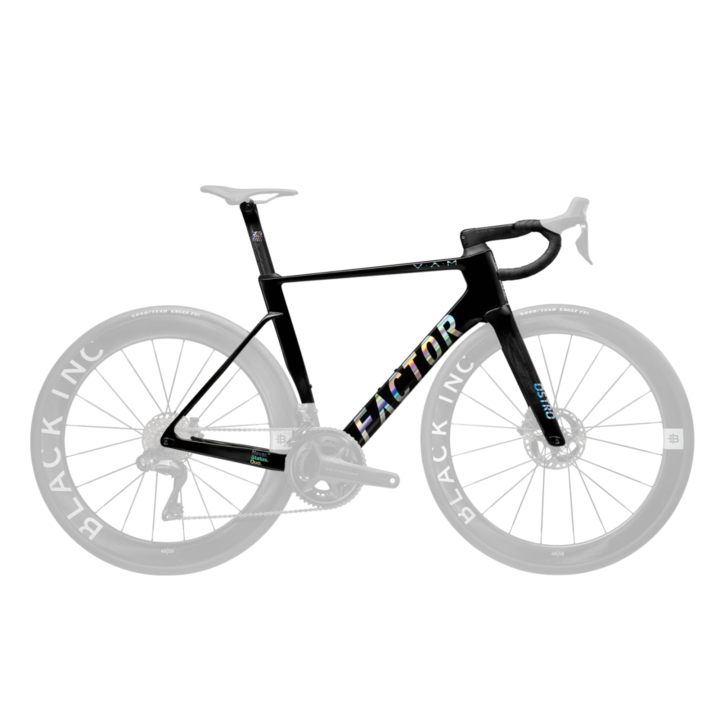 Factor Ostro 2.0 VAM Frameset 2025 - 064 / 54 / Glossy Black