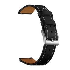 Withings Steel HR 36mm Armband i äkta läder, svart