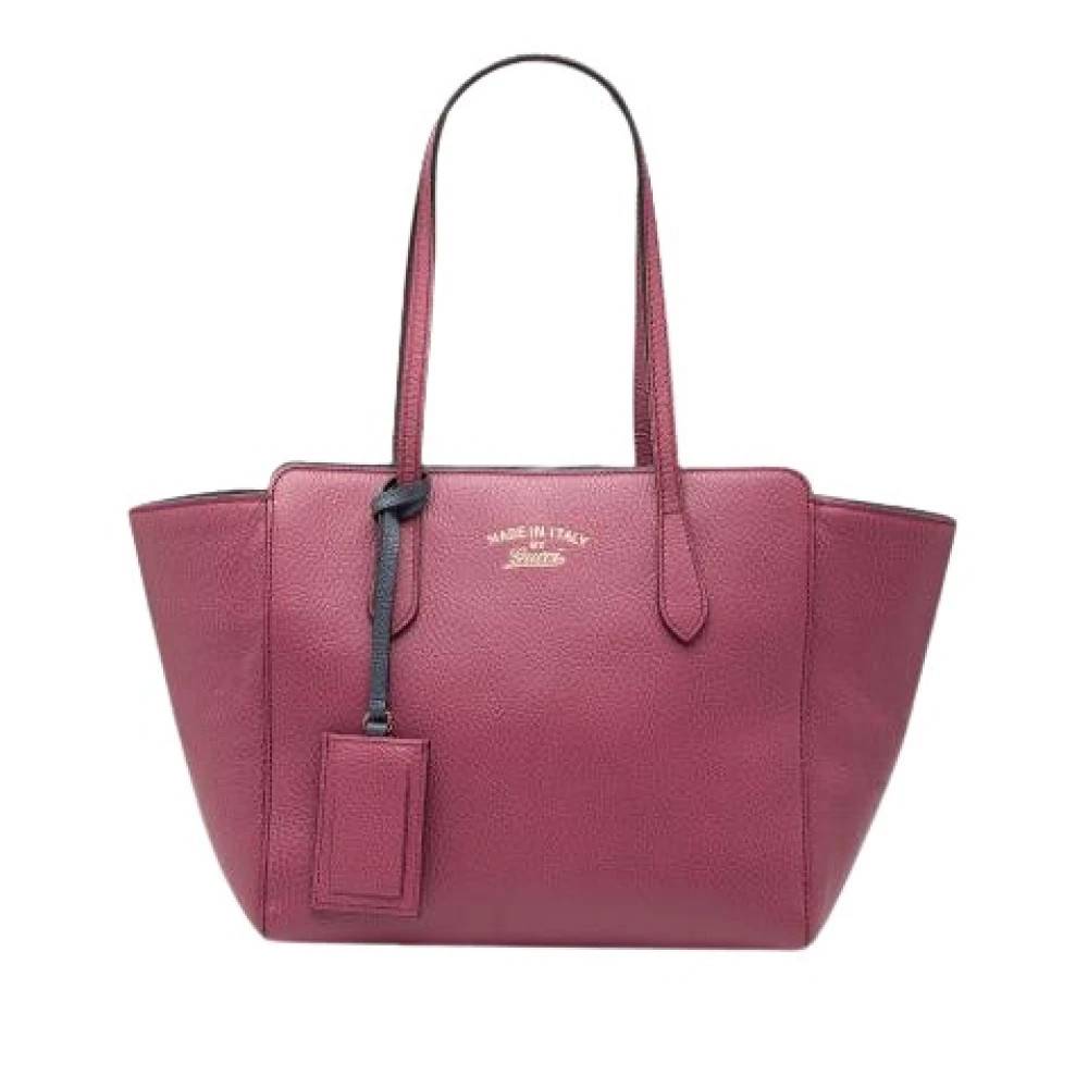 Gucci Vintage Pre-owned Swing Tote - Vintage - Dame - Lilla - ONE SIZE - Uld