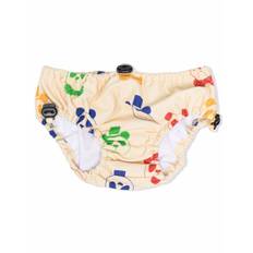 Mini Rodini - bikinitrosor med pandatryck - barn - spandex/elastan/återvunnen polyamid - 56-62 - Neutral