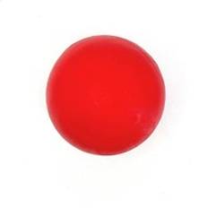 Tpe lacrosse ball fitness avlasta gym triggerpunkt massage boll träning fascia hockey boll - Röd