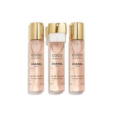 Chanel Coco Mademoiselle Eau de Toilette, 20ml with interchangeable refills, 2x20ml
