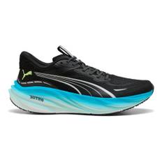 Puma Magnify Nitro 3 Neutral Running Shoe Men - Black, Blue, Size 11 - black