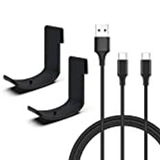 For PS5 VR2 Handle Bracket - High Speed Data Transfer Charging Cord Handle Charging Cable for PSVR2 Accessories