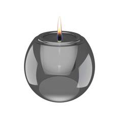 Tenderflame Globus candle grå Ø15  cm