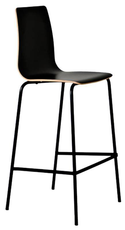 City barstol (76 cm, Silvergrå, Vit)