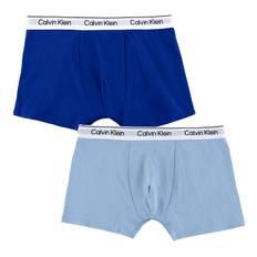 Calvin Klein Boxershorts - 2-pak - Faded Denim/Bold Blue - Calvin Klein - 8-10 år (128-140) - Boxershorts