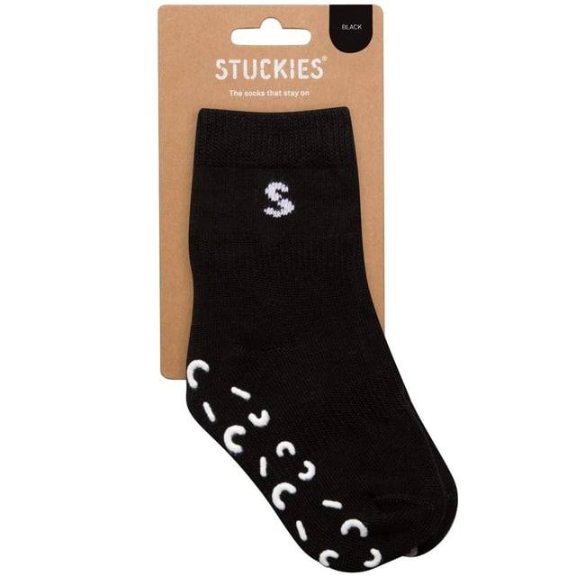 Stuckies Strumpor i bomull Black 25/27 Anti-Slip 1-pack