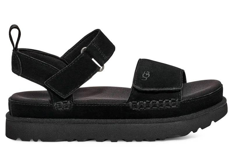 UGG Goldenstar Platform Sandal Black (Women's) - 36 / Standard