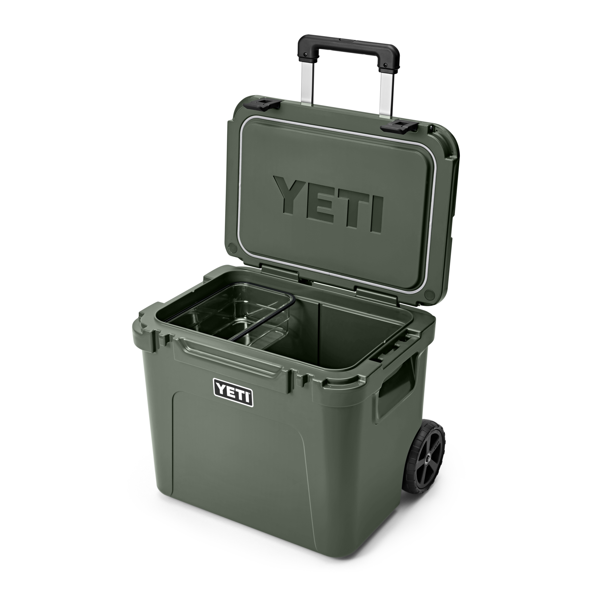 Roadie® 60 Wheeled Cooler Cool Box with Wheels (large) - Camp Green