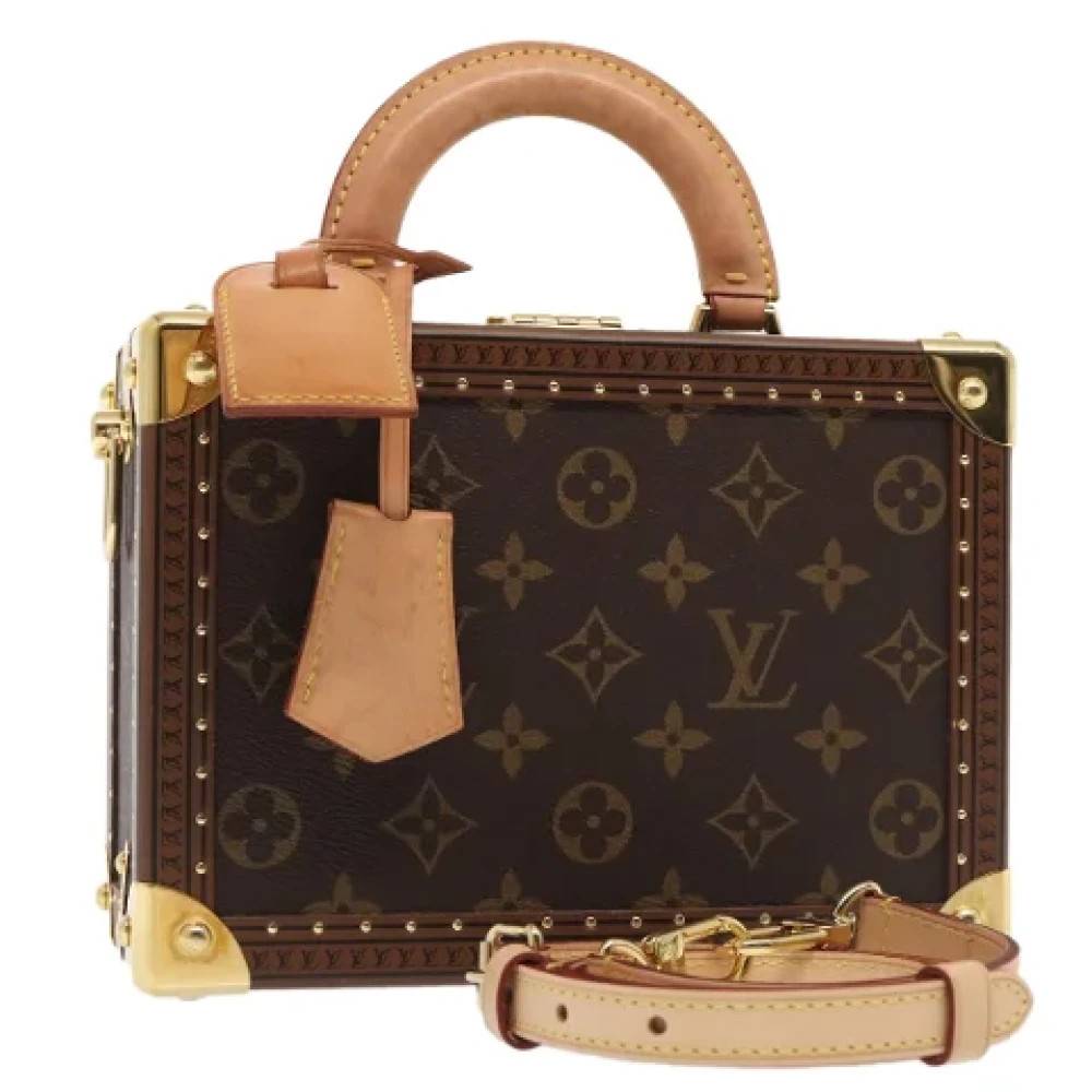 Louis Vuitton Vintage Pre-owned canvas håndtasker - Vintage - Dame - Brun - ONE SIZE -