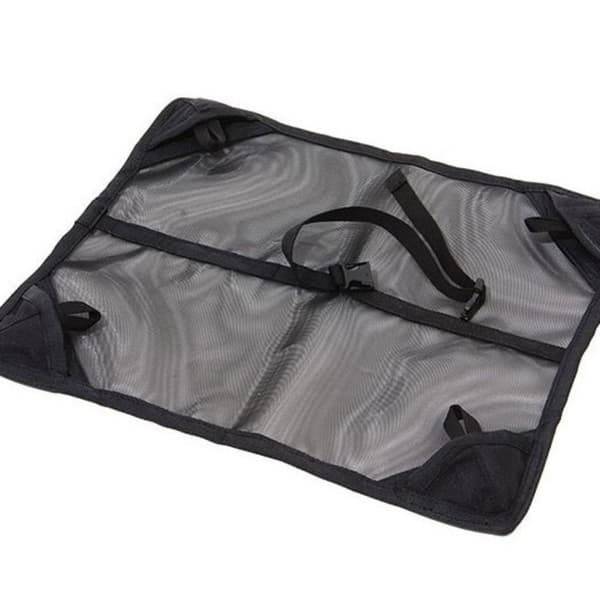 Bærbar anti-synkemåtte til camping - stabiliserer månestol og sammenklappelig stol ved blødt terræn, oxford-stof, foldbar 38cm x 38cm x 0.5cm