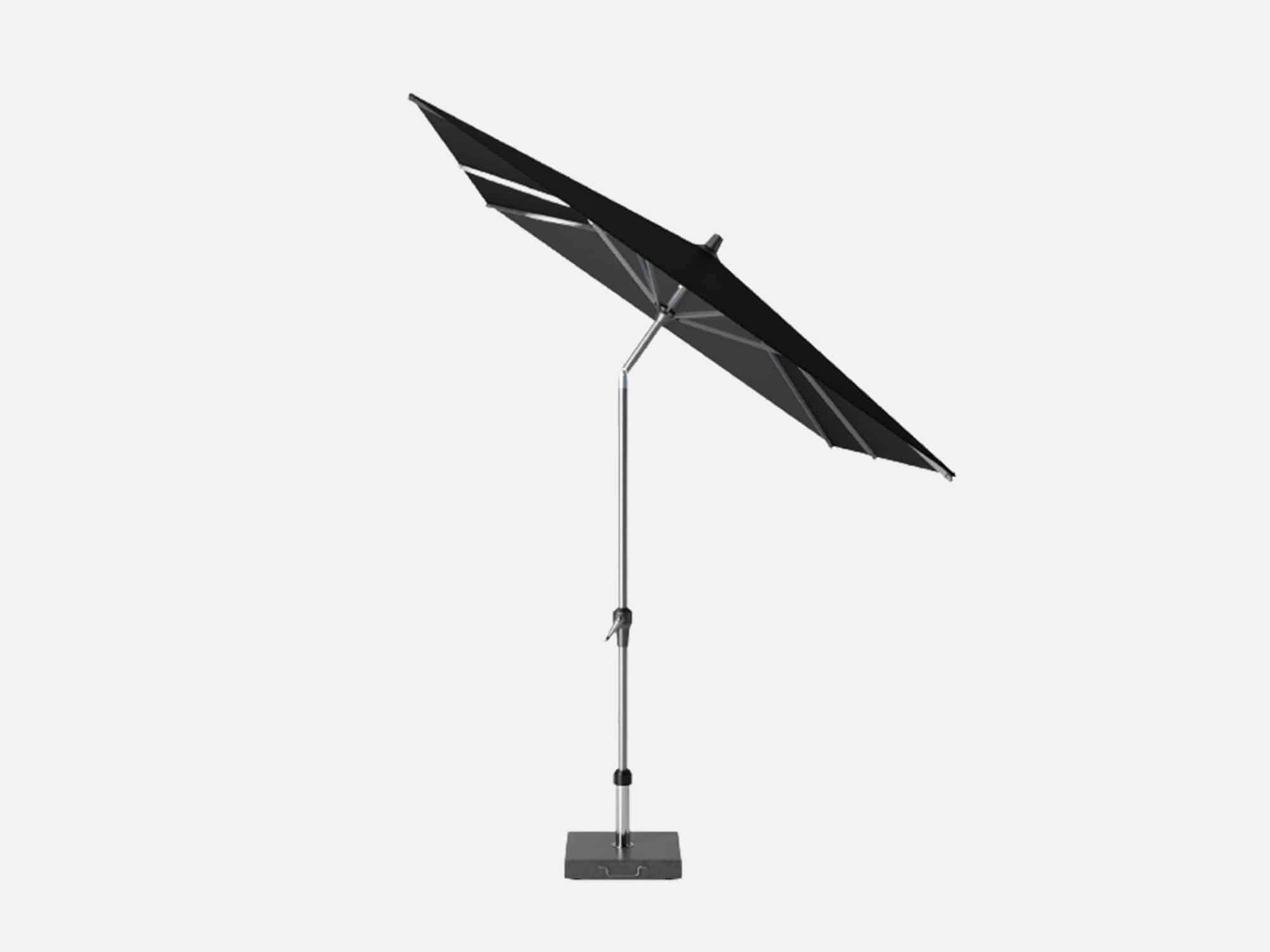 Haveparasol med vip. Briva Antracit - 300 cm Ø.