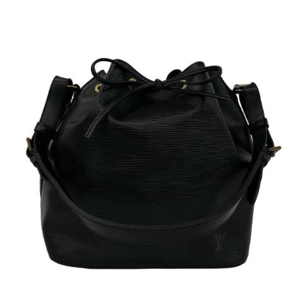 Louis Vuitton Vintage Pre-owned Petit Noe Epi Læder Skuldertaske - Vintage - Dame - Sort - ONE SIZE - Uld