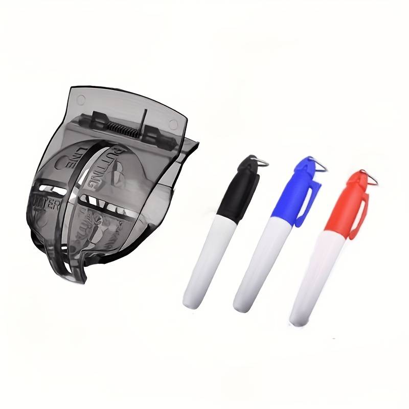 TEMU Golf Ball Alignment Marker Set, Golf Ball Line Drawing Template, Precision Putting Guide, Improves Stroke Stability, Portable Golf Training Practice Aid