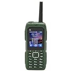 2G Olåst Flip-Telefon för Seniorer, Olåst 2G GSM-Telefon med Stor Knapp, Olåst Telefon, 2,4-tums Skärm med Stor Knapp, 10 000 MA Batteri för äldre Barn, Campingpresenter (Grön)