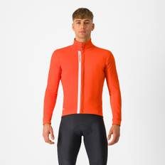 Castelli Entrata cykeljacka orange/silver herr - Storlek Medium - Orange,Sølv