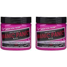 Manic Panic Cotton Candy Classic Creme, Vegan, Cruelty Free, Pink Semi Permanent Hair Dye 2 x 118ml