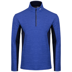 KJUS Roman Zip Neck Golf Sweater - Blue