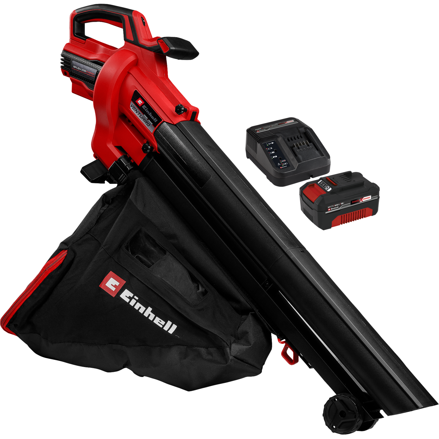 Einhell VENTURRO 18/210 18V løvsuger/blæser - inkl. 4,0Ah batteri og lader