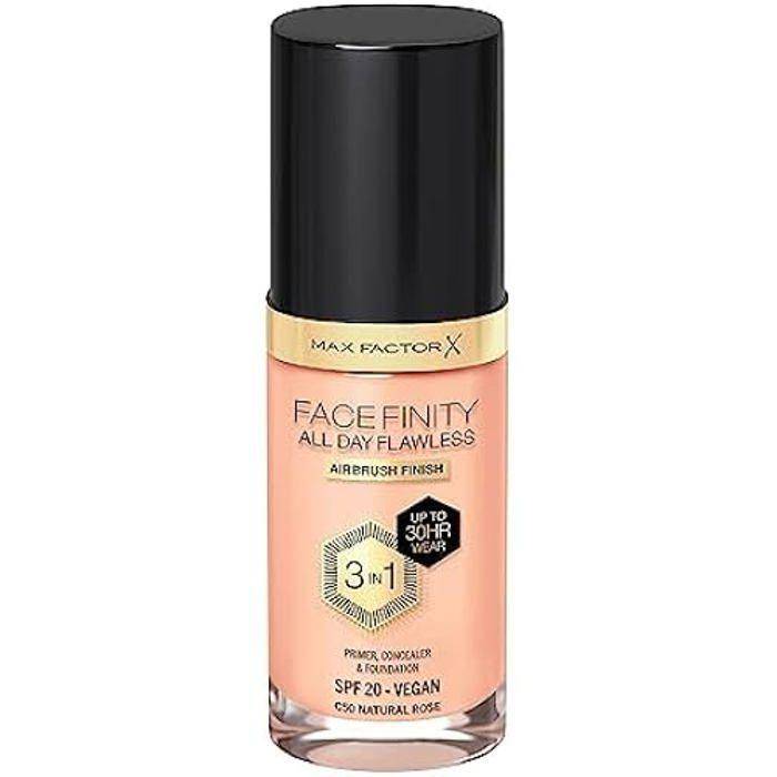 Foundation - MAX FACTOR - Facefinity All Day Flawless - C50-natural Rose - 30 ml - Alla hudtyper ren