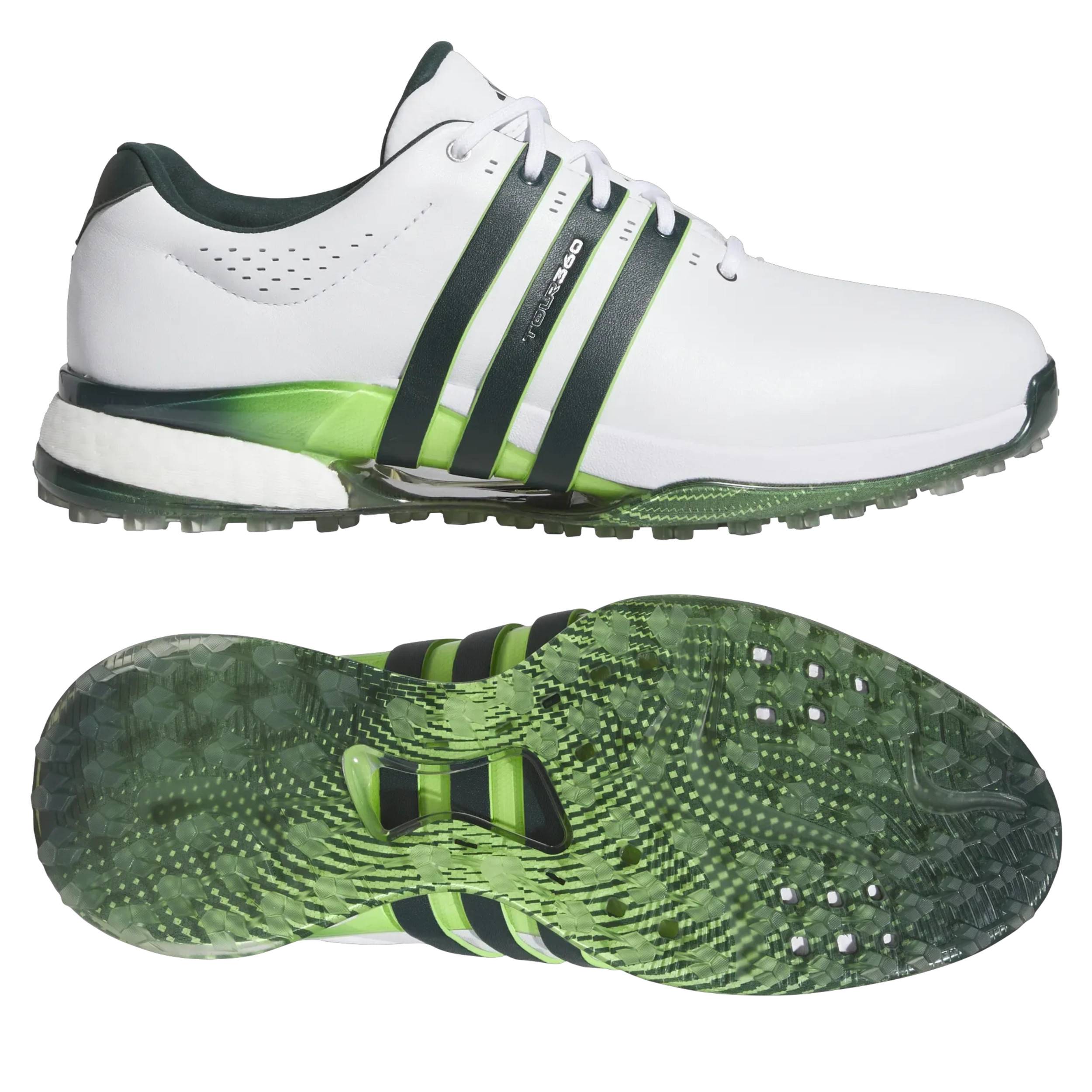 adidas TOUR360 2025 SL Golfschuh, weiß/grün