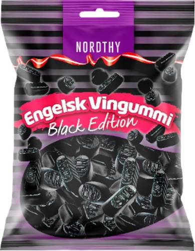 Nordthy Vingummi Black, 300g