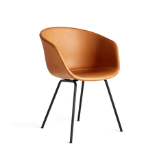 HAY About A Chair (AAC27) Cognac Sense Læder - Sort