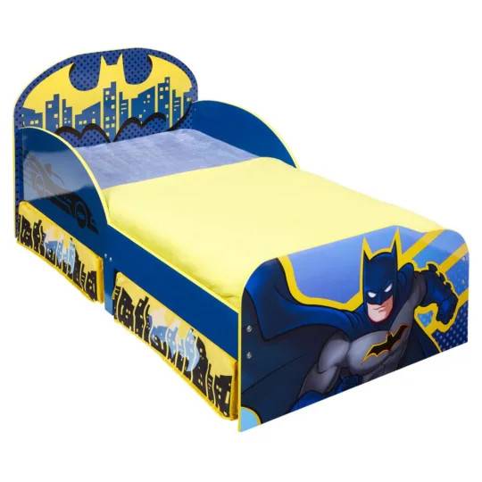 Batman Juniorsäng U. Madrass Children's Bed 908228 hjälte förvaring barnrum design