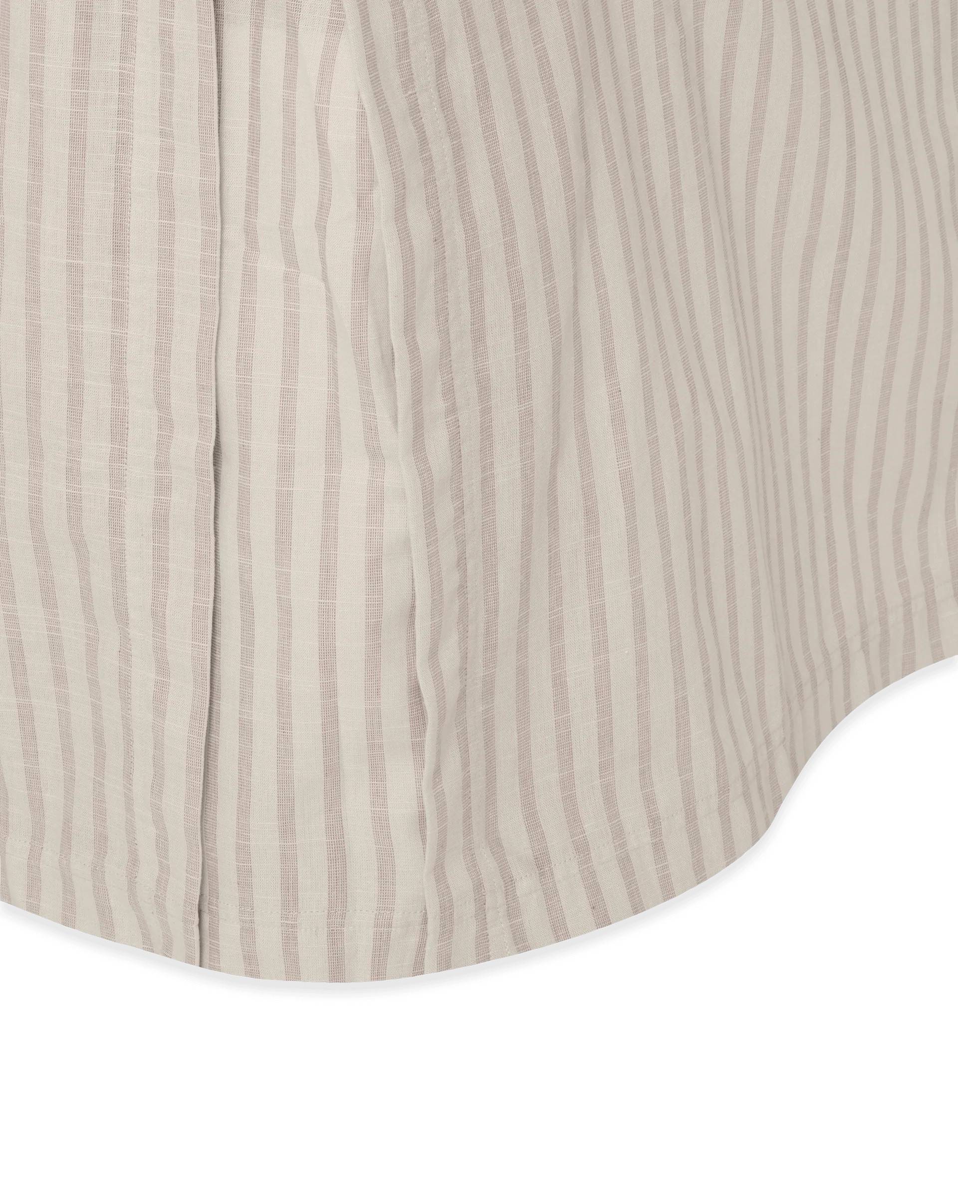 Garbo&Friends Stripe Mauve sängkappa 140x200X53 cm