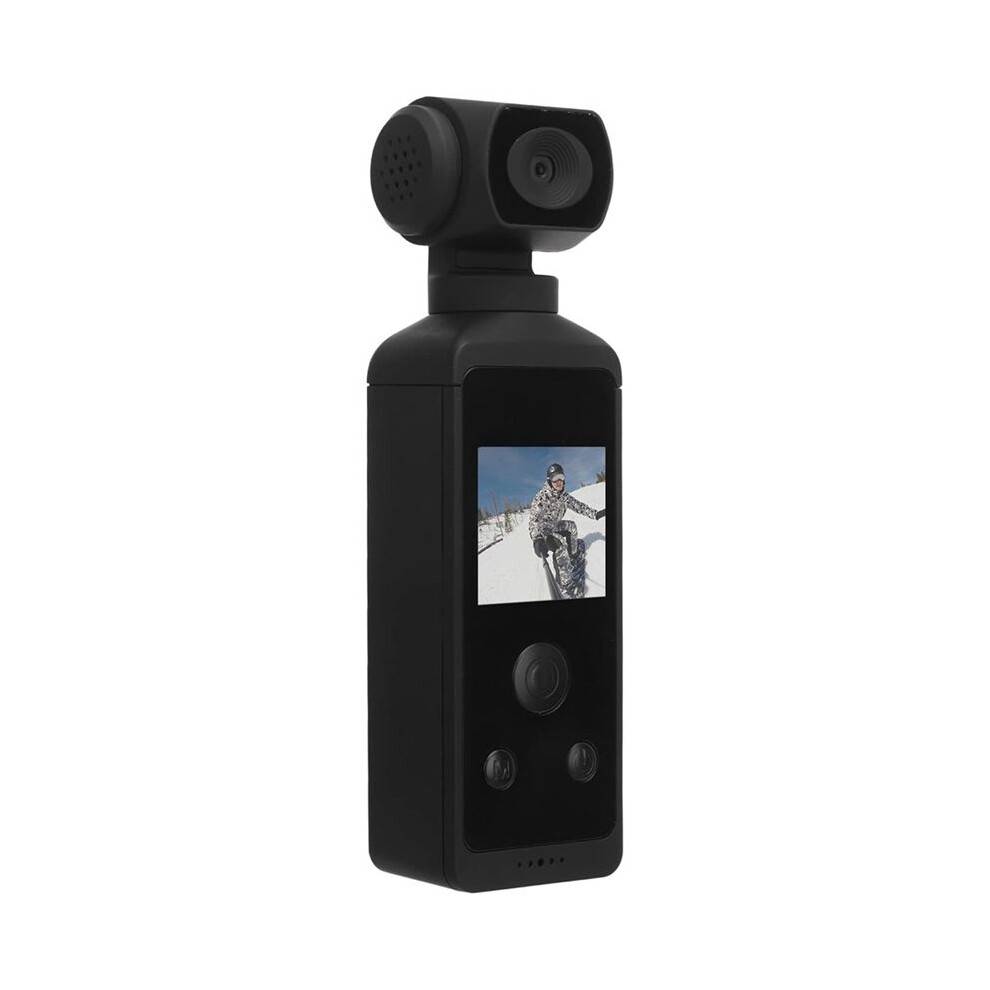 Handheld Action Camera, 270 Rotatable 4K HD WiFi Enabled Pocket Camcorder for Filming Travel Vlog Video,Waterproof
