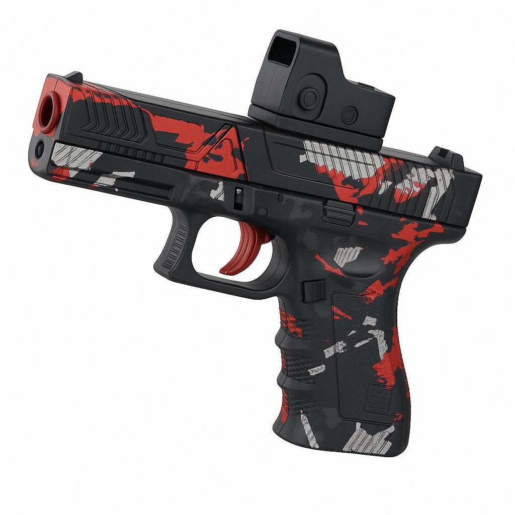 Gel Blaster Pistol inkl. gelkugler - Rød