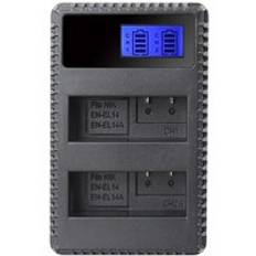 En -el14 batteri / en el14 laddare för nikon d3100 d3200 d3300 d5100 d5200 d5300 d5500 df p7000 p7700 p7800 batteri 1030 mah