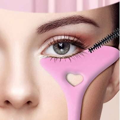4-färgs multifunktionell eyelinermall för makeup, 1 st. återanvändbart silikonvattentätt verktyg för eyelinerborste, stämpel, finspetsare, cat eye smo - Multifärgad