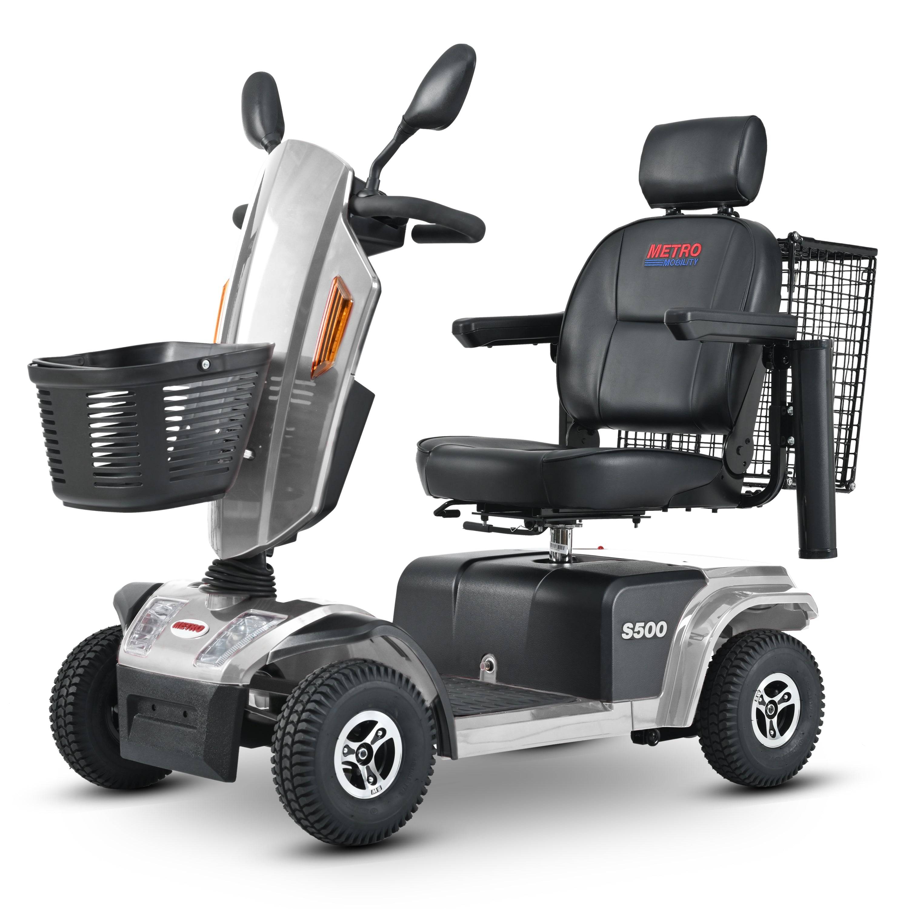 S500-GREY Heavy Duty Mobility Scooter.