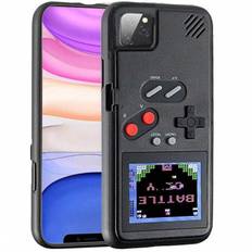 iPhone 11 Pro Klassisk Gameboy Skal Färgskärm | 36st Små Spel - Svart