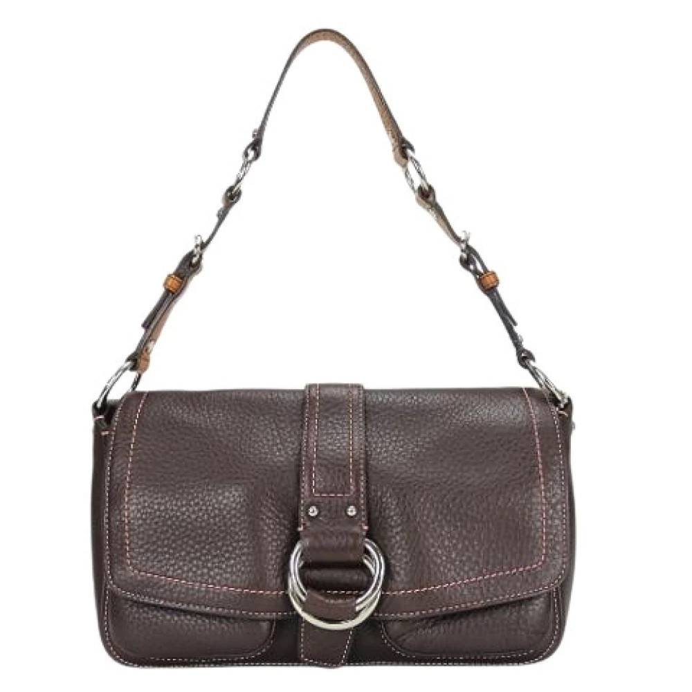 Coach Pre-owned Pre-owned Shoulder Bag - Vintage - Dame - Brun - ONE SIZE - Uld